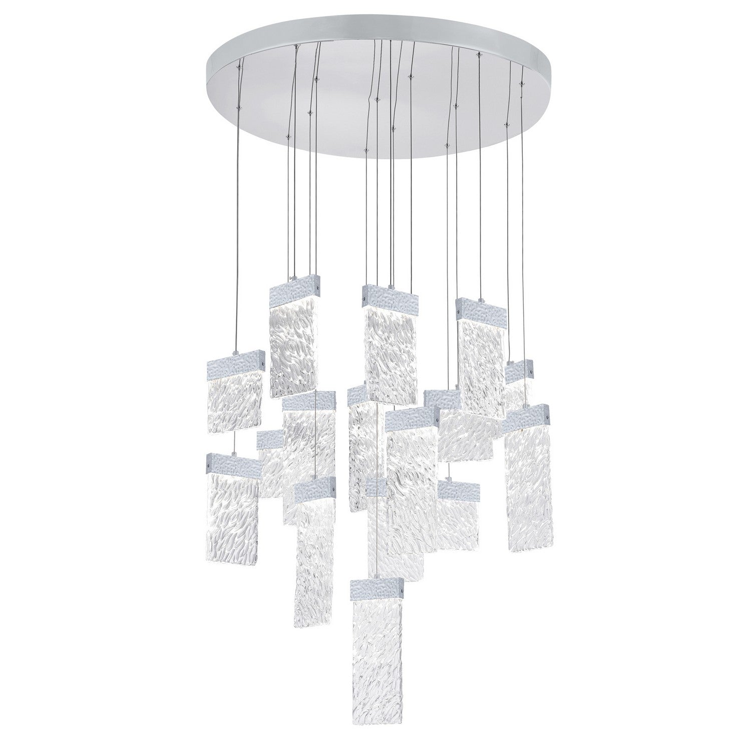 CWI Lighting - 1090P32-16-269 - LED Chandelier - Carolina - Pewter