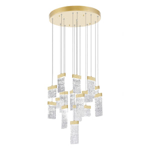 CWI Lighting - 1090P32-16-620 - LED Chandelier - Carolina - Gold Leaf