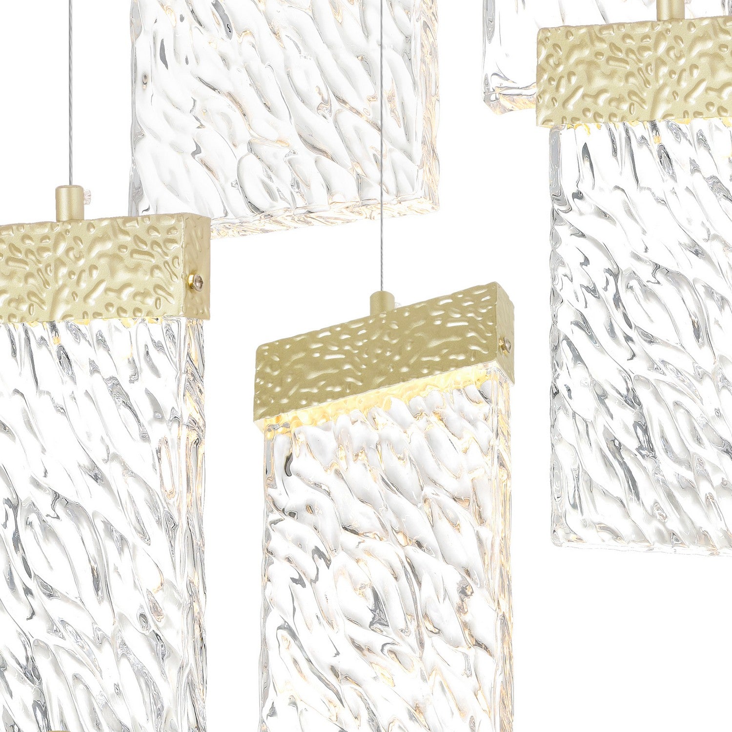 CWI Lighting - 1090P40-10-620-O - LED Chandelier - Carolina - Gold Leaf