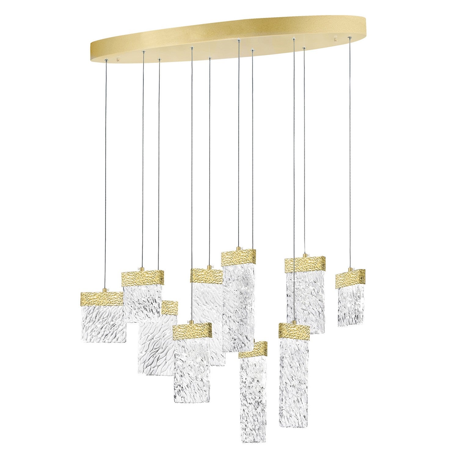 CWI Lighting - 1090P40-10-620-O - LED Chandelier - Carolina - Gold Leaf