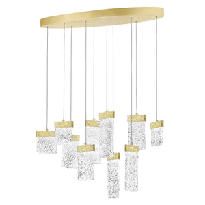 CWI Lighting - 1090P40-10-620-O - LED Chandelier - Carolina - Gold Leaf