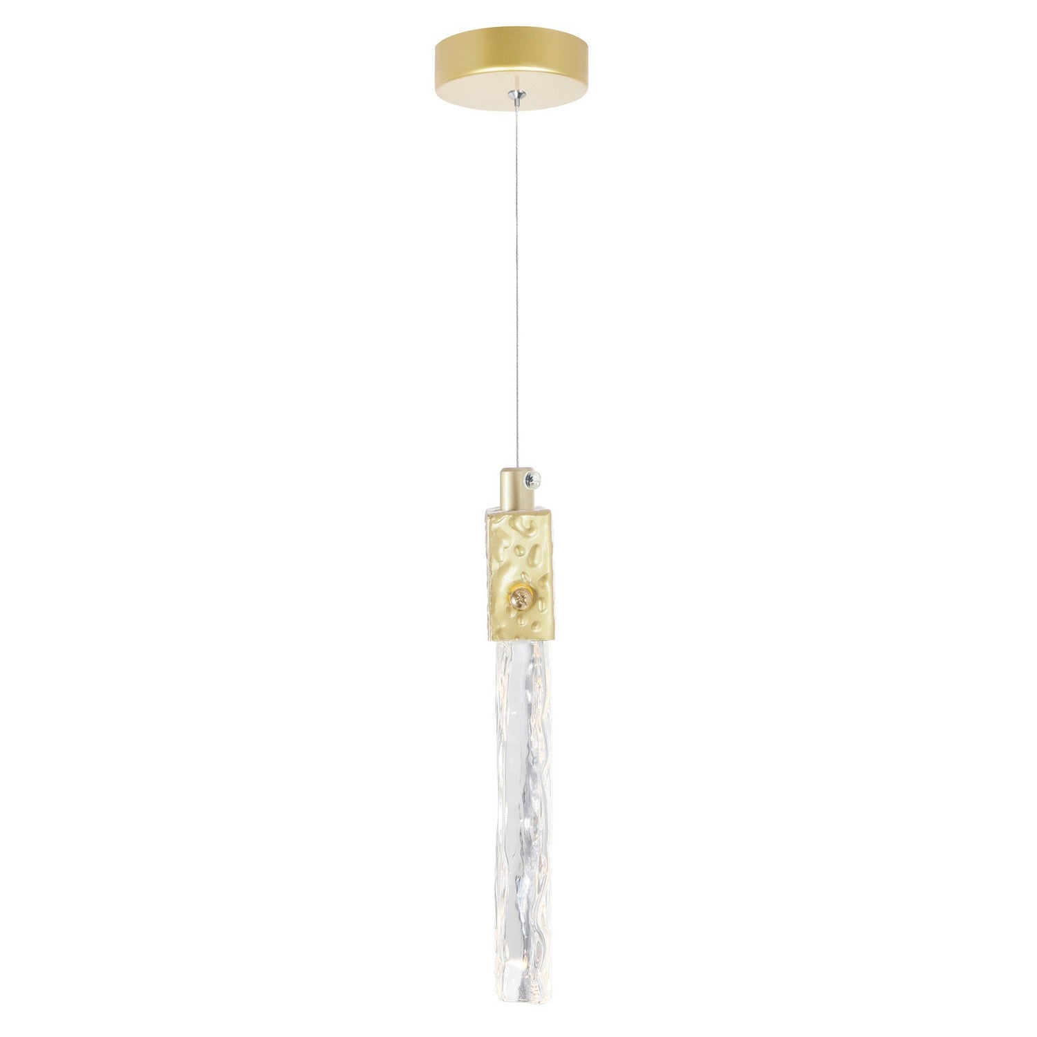 CWI Lighting - 1090P6-1-620 - LED Mini Pendant - Carolina - Gold Leaf