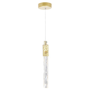 CWI Lighting - 1090P6-1-620 - LED Mini Pendant - Carolina - Gold Leaf