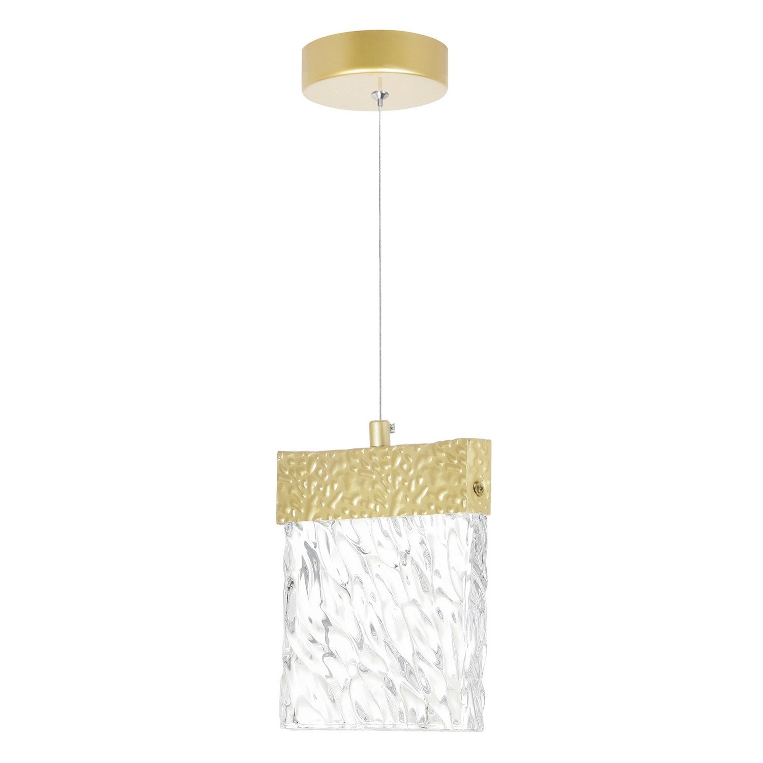 CWI Lighting - 1090P6-1-620 - LED Mini Pendant - Carolina - Gold Leaf