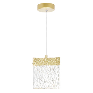 CWI Lighting - 1090P6-1-620 - LED Mini Pendant - Carolina - Gold Leaf