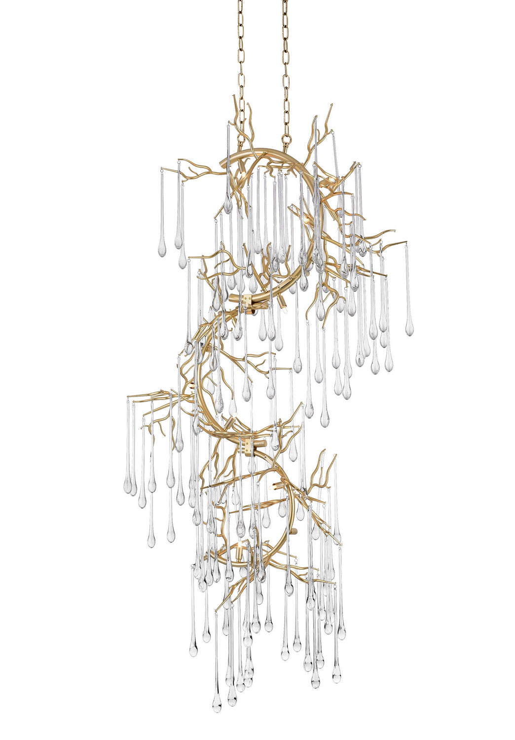 CWI Lighting - 1094P26-12-620 - 12 Light Chandelier - Anita - Gold Leaf