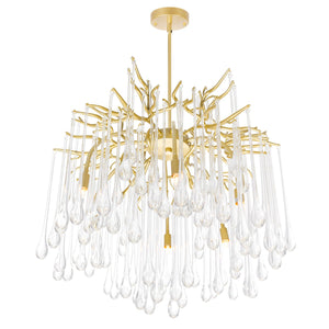 CWI Lighting - 1094P26-6-620 - Six Light Chandelier - Anita - Gold Leaf