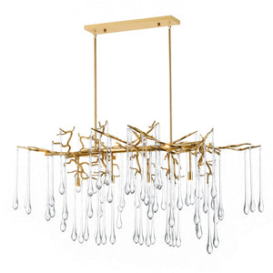 CWI Lighting - 1094P47-10-620 - Ten Light Chandelier - Anita - Gold Leaf