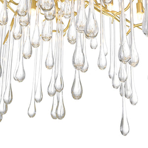 CWI Lighting - 1094P47-10-620 - Ten Light Chandelier - Anita - Gold Leaf