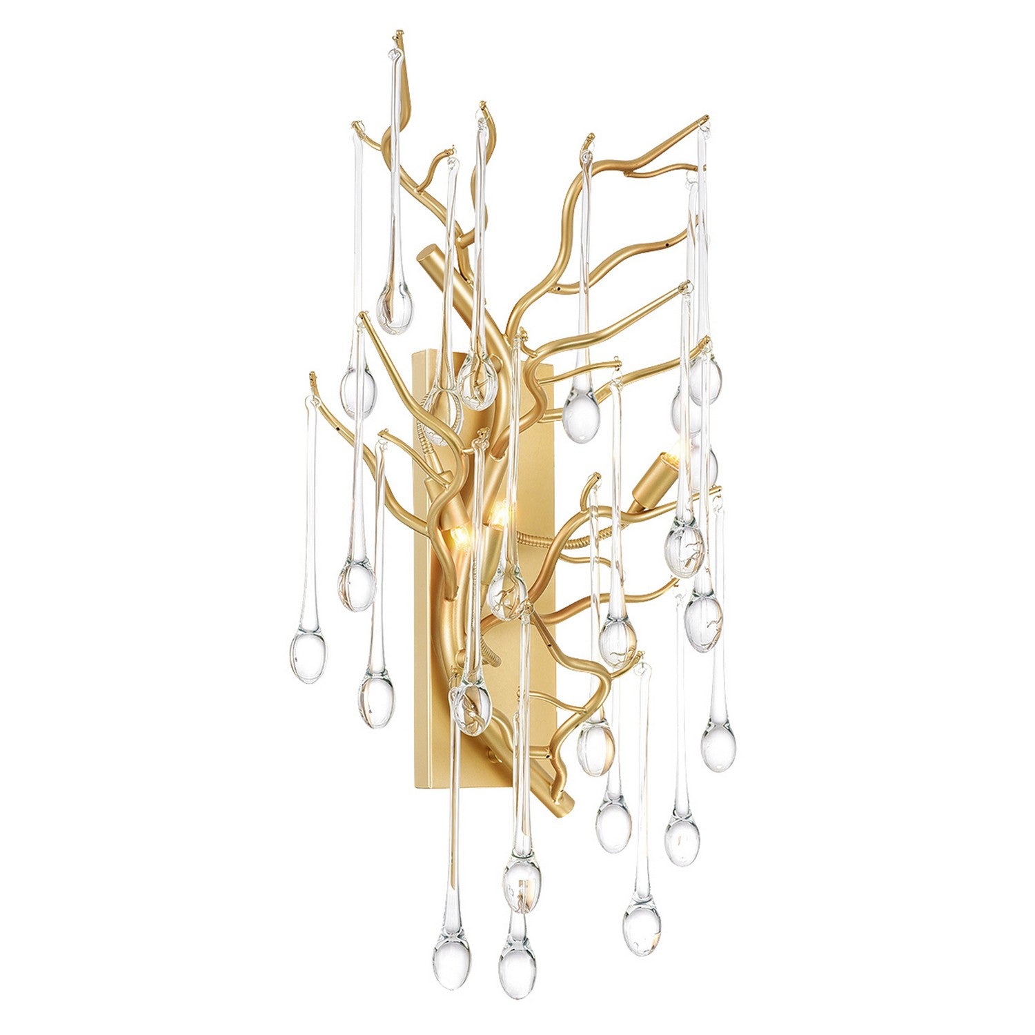 CWI Lighting - 1094W11-3-620 - Three Light Wall Sconce - Anita - Gold Leaf