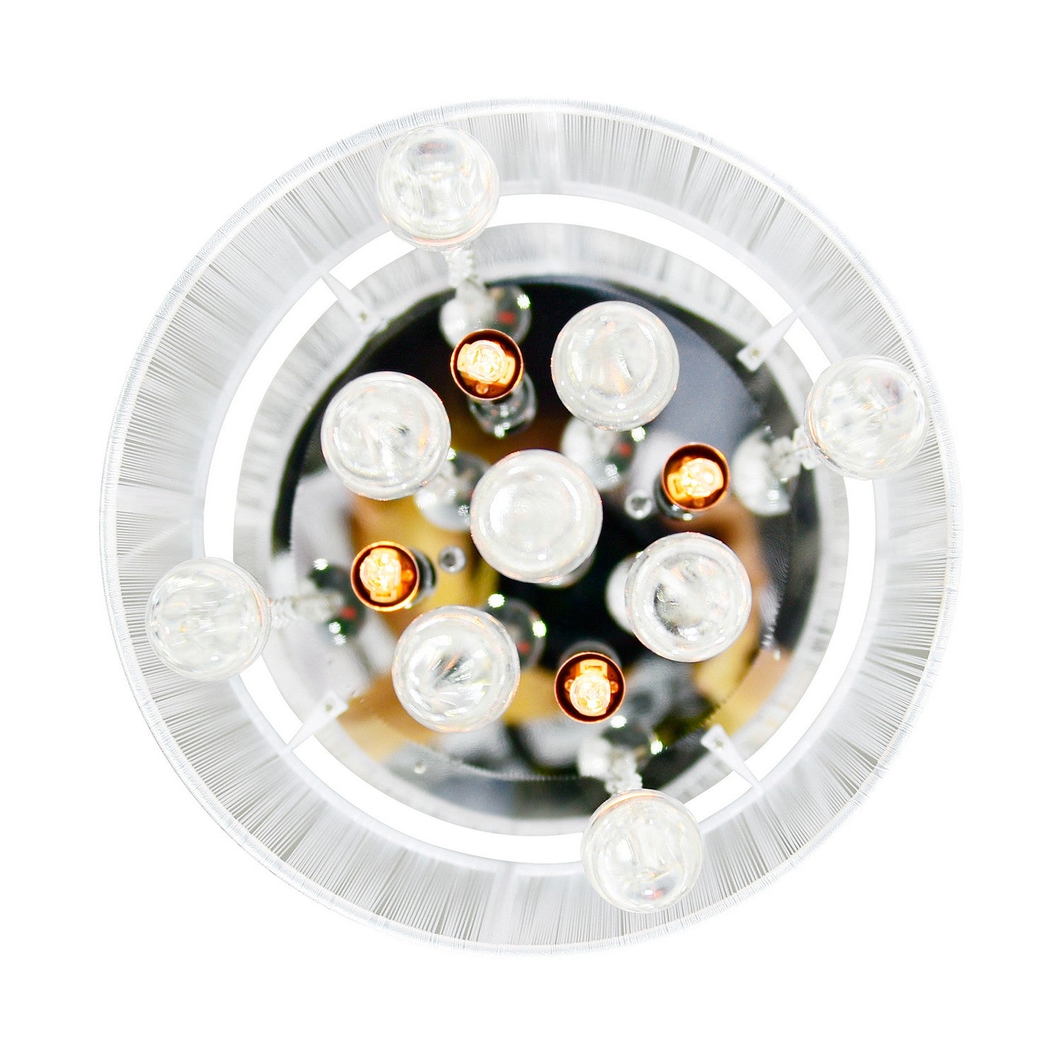 CWI Lighting - 5006C10C-R (W) - Four Light Flush Mount - Water Drop - Chrome