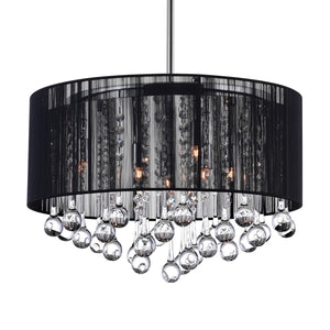 CWI Lighting - 5006P18C-R(B) - Six Light Chandelier - Water Drop - Chrome