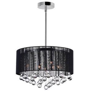 CWI Lighting - 5006P18C-R(B) - Six Light Chandelier - Water Drop - Chrome