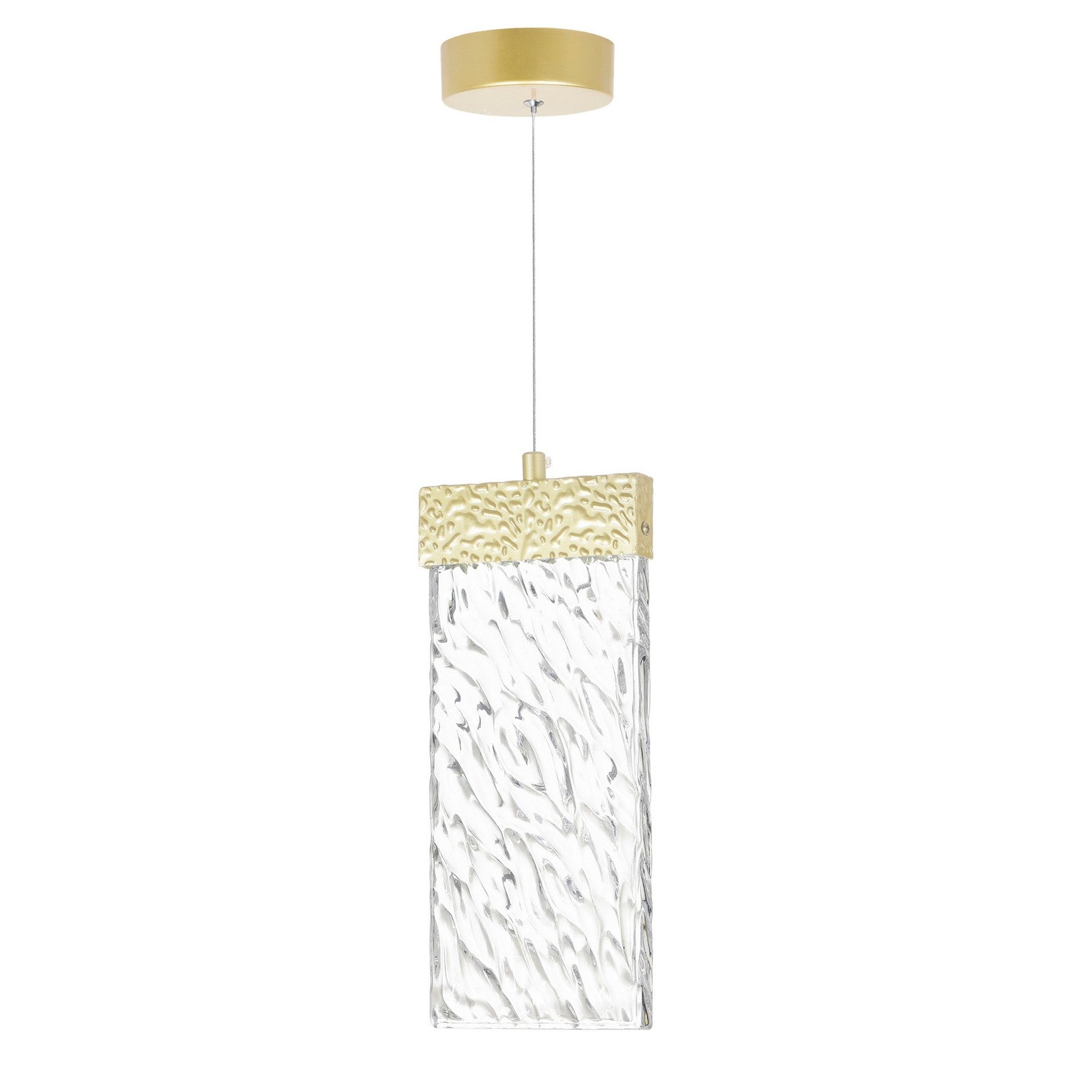 CWI Lighting - 1090P5-1-620-A - LED Mini Pendant - Carolina - Gold Leaf