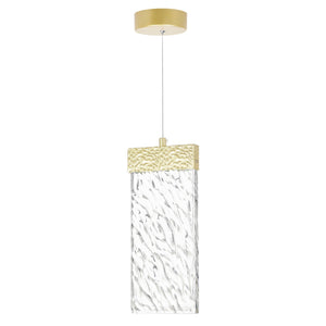 CWI Lighting - 1090P5-1-620-A - LED Mini Pendant - Carolina - Gold Leaf