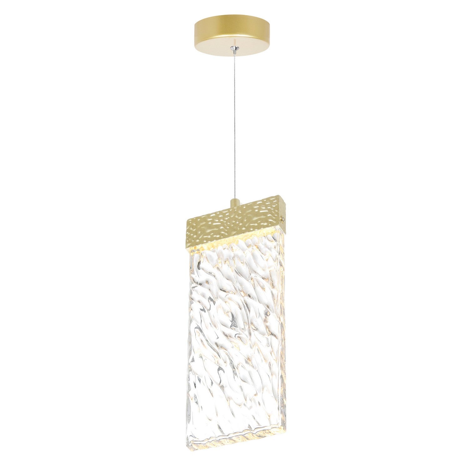 CWI Lighting - 1090P5-1-620-A - LED Mini Pendant - Carolina - Gold Leaf