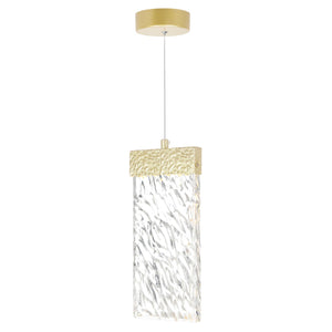 CWI Lighting - 1090P5-1-620-A - LED Mini Pendant - Carolina - Gold Leaf