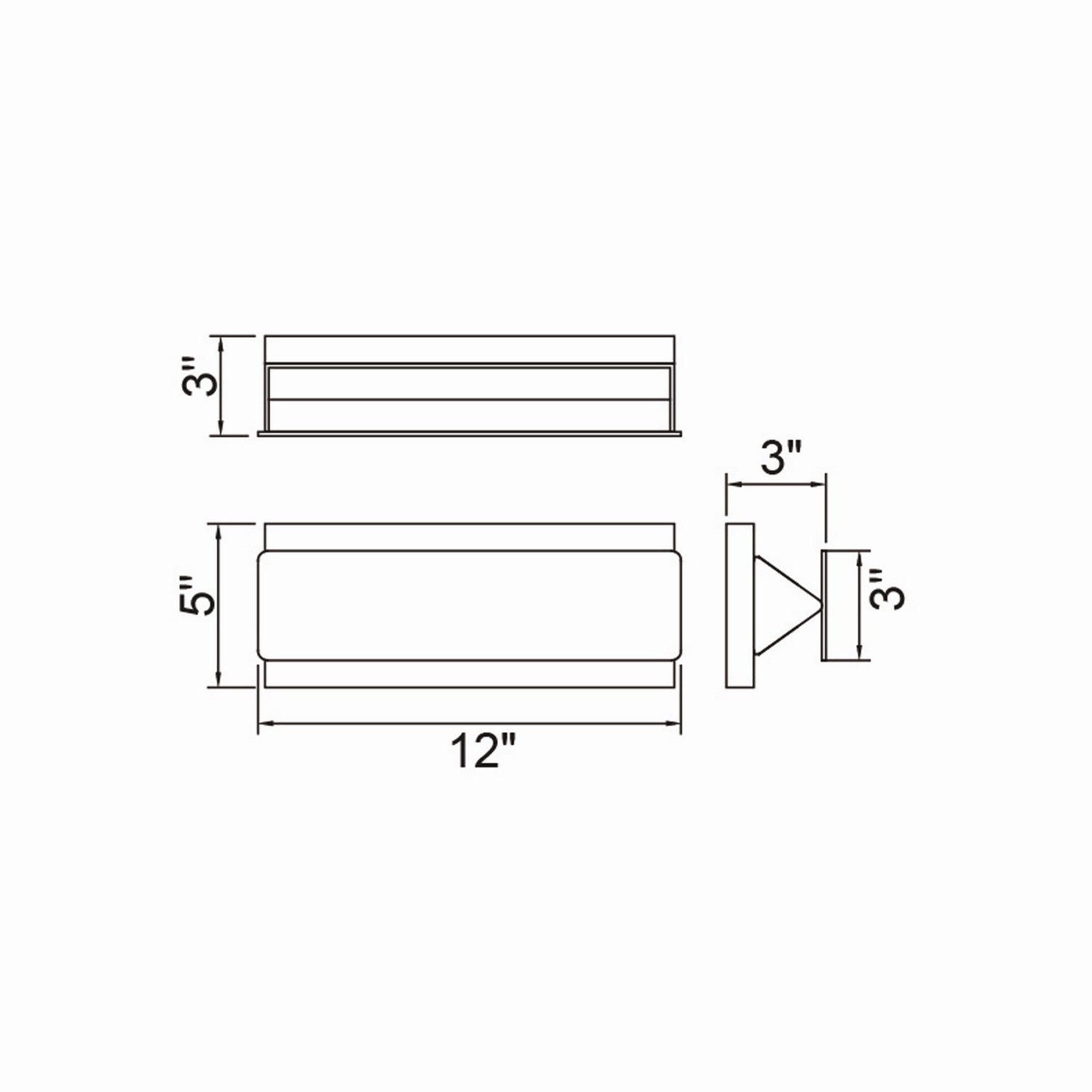 CWI Lighting - 7147W12-103 - LED Wall Sconce - Lilliana - White