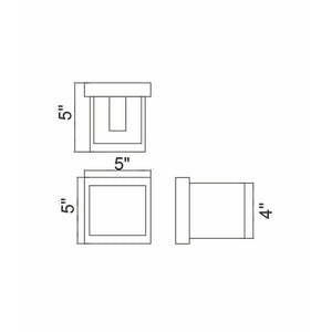 CWI Lighting - 7148W4-103-S - LED Wall Sconce - Lilliana - White