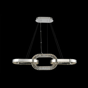 Allegri - 034360-010-FR001 - LED Island Pendant - Catena - Chrome