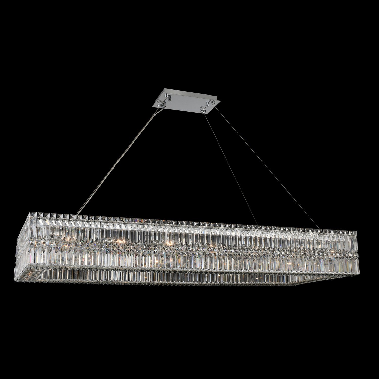 Allegri - 035061-010-FR001 - 18 Light Island Pendant - Rettangolo - Chrome