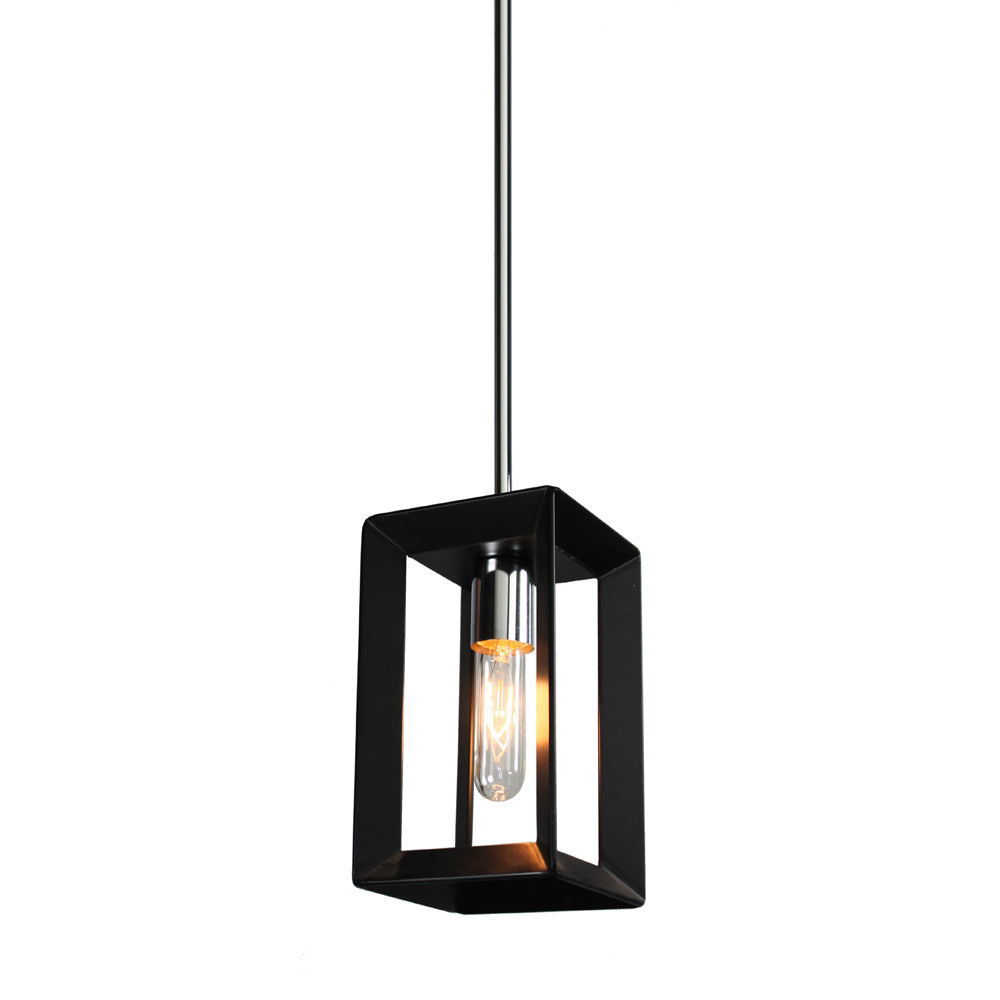 Artcraft - AC10061BC - One Light Pendant - Vineyard - Black & Chrome