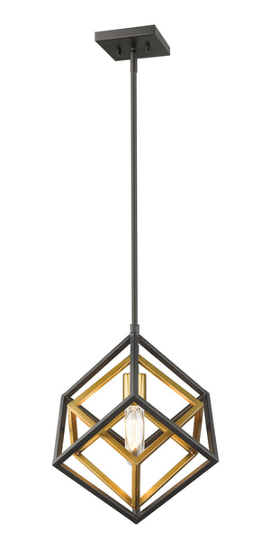 Z-Lite - 457MP-OBR-BRZ - One Light Pendant - Euclid - Olde Brass / Bronze