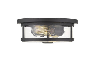 Z-Lite - 462F11-BRZ - Two Light Flush Mount - Savannah - Bronze