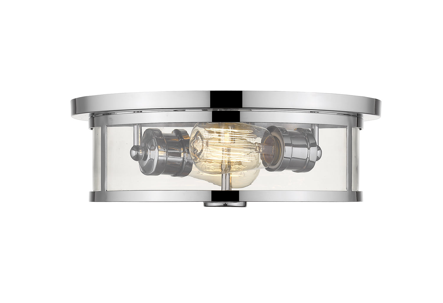 Z-Lite - 462F14-CH - Two Light Flush Mount - Savannah - Chrome