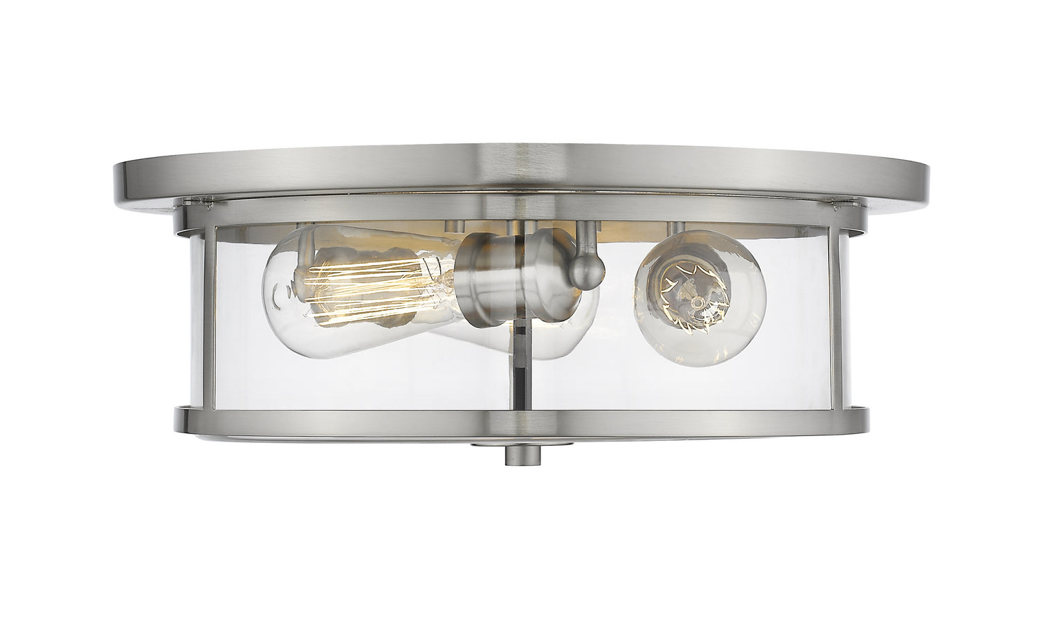 Z-Lite - 462F16-BN - Three Light Flush Mount - Savannah - Brushed Nickel