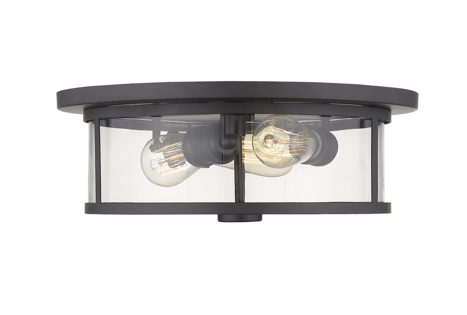 Z-Lite - 462F16-BRZ - Three Light Flush Mount - Savannah - Bronze