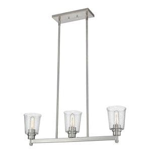 Z-Lite - 464-3L-BN - Three Light Linear Chandelier - Bohin - Brushed Nickel