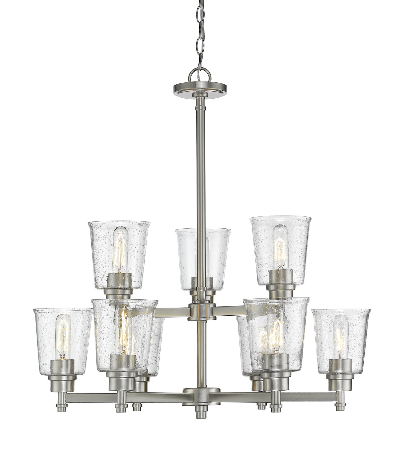 Z-Lite - 464-9BN - Nine Light Chandelier - Bohin - Brushed Nickel