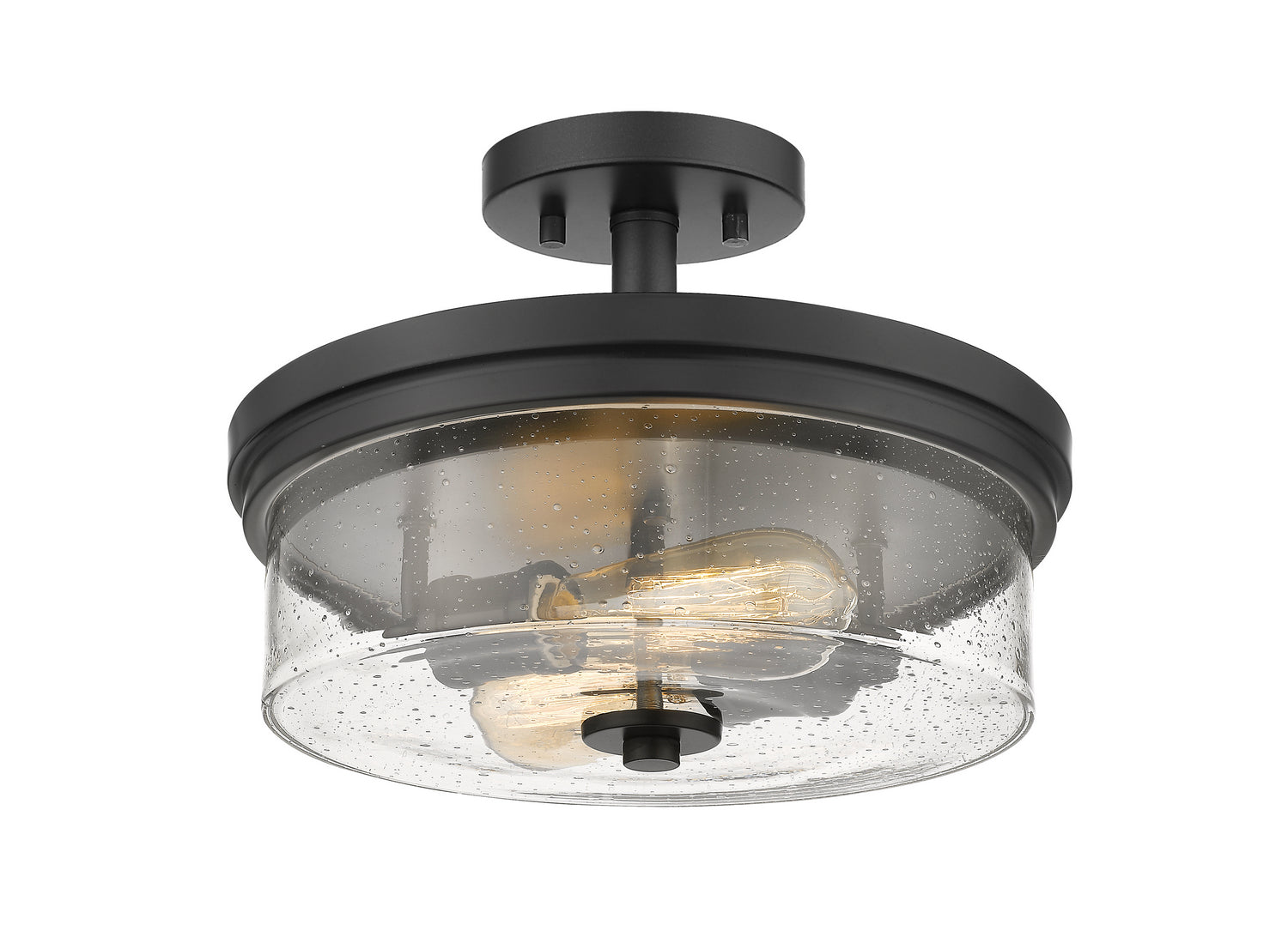 Z-Lite - 464SF-MB - Two Light Semi Flush Mount - Bohin - Matte Black