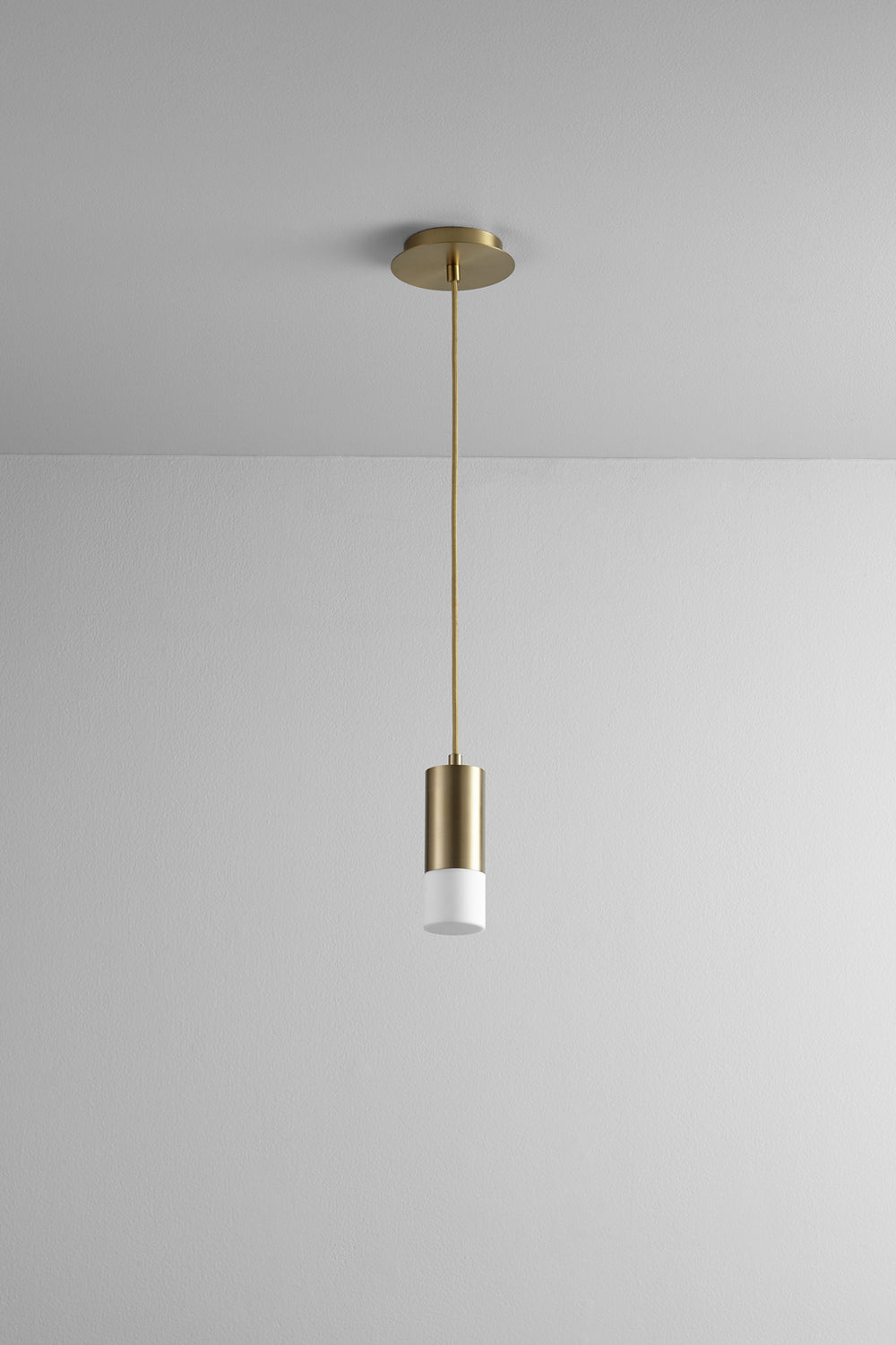 Oxygen - 3-607-40 - LED Pendant - Magneta - Aged Brass