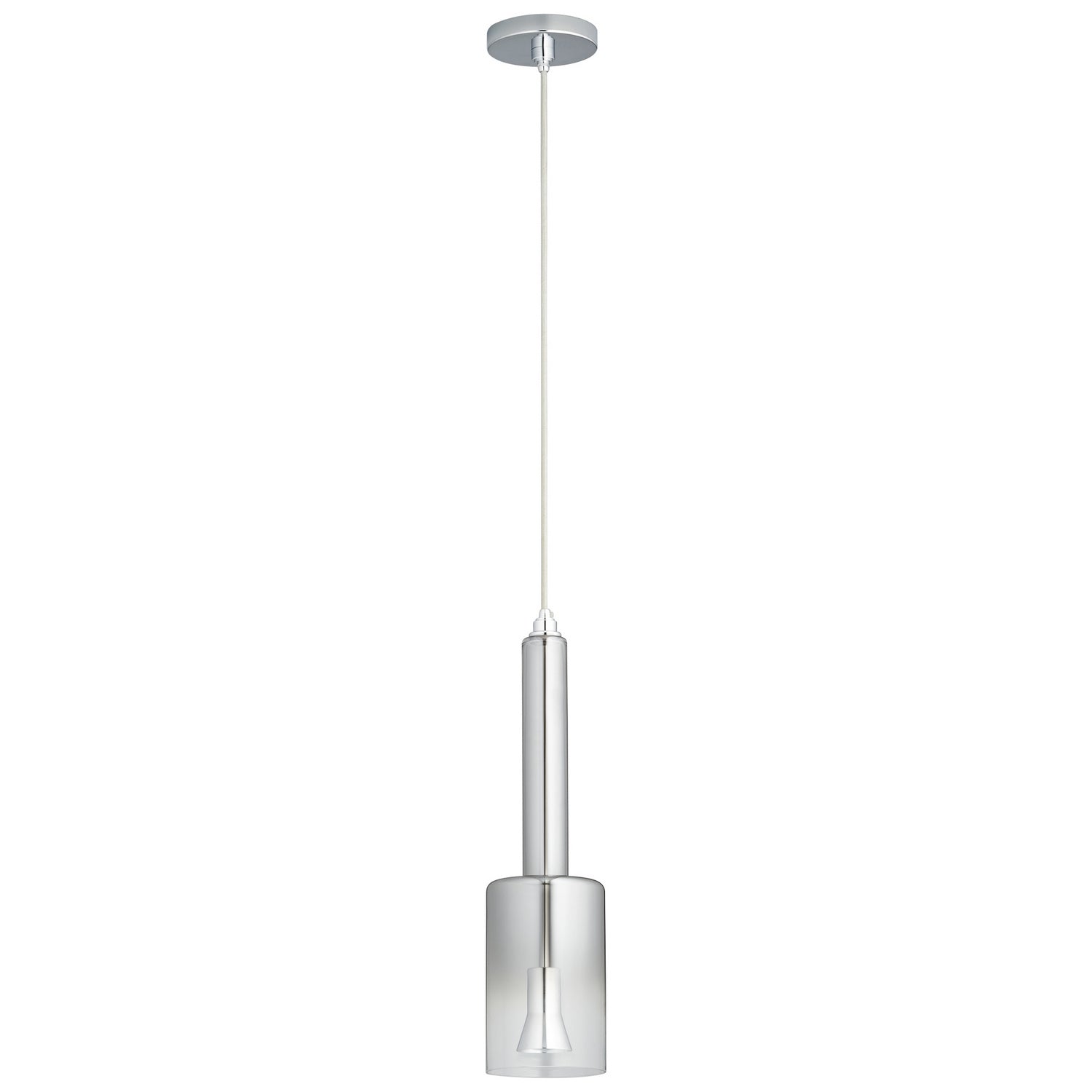 Oxygen - 3-656-1314 - LED Pendant - Spindle - Polished Chrome W/ Smoke Ombre