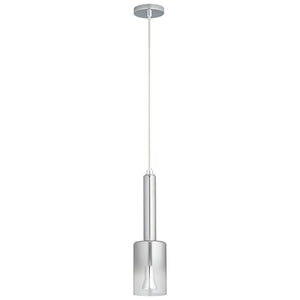 Oxygen - 3-656-1314 - LED Pendant - Spindle - Polished Chrome W/ Smoke Ombre