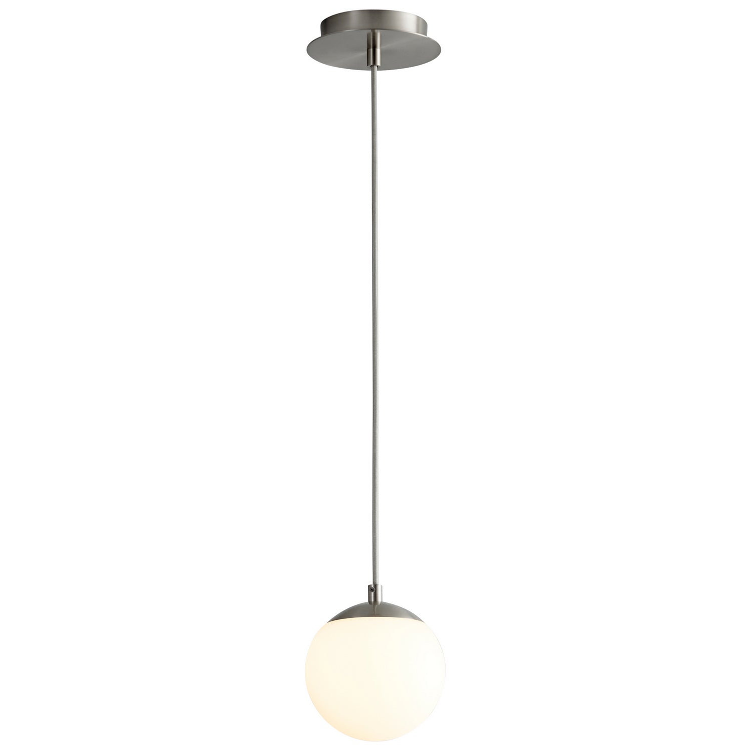 Oxygen - 3-670-24 - LED Pendant - Luna - Satin Nickel