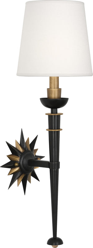Robert Abbey - 1016 - One Light Wall Sconce - Cosmos - Deep Patina Bronze w/Warm Brass