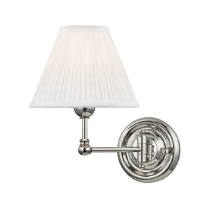 Hudson Valley - MDS101-PN - One Light Wall Sconce - Classic No.1 - Polished Nickel