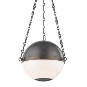 Hudson Valley - MDS750-DB - Two Light Pendant - Sphere No.2 - Distressed Bronze