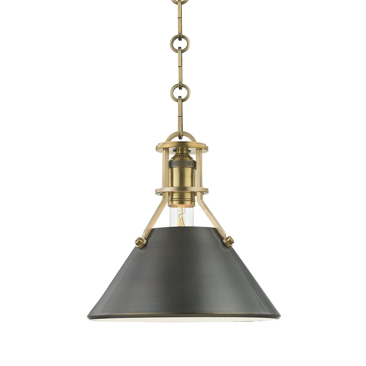 Hudson Valley - MDS951-ADB - One Light Pendant - Metal No. 2 - Aged/Antique Distressed Bronze