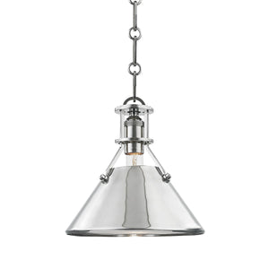 Hudson Valley - MDS951-PN - One Light Pendant - Metal No. 2 - Polished Nickel