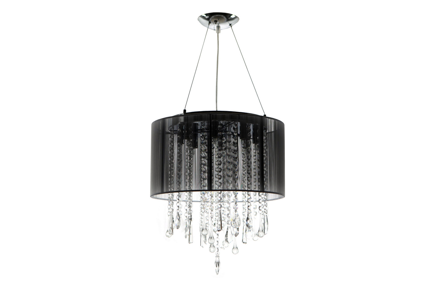Avenue Lighting - HF1501-BLK - LED Dual Sconce - Beverly Dr. - Black Silk String