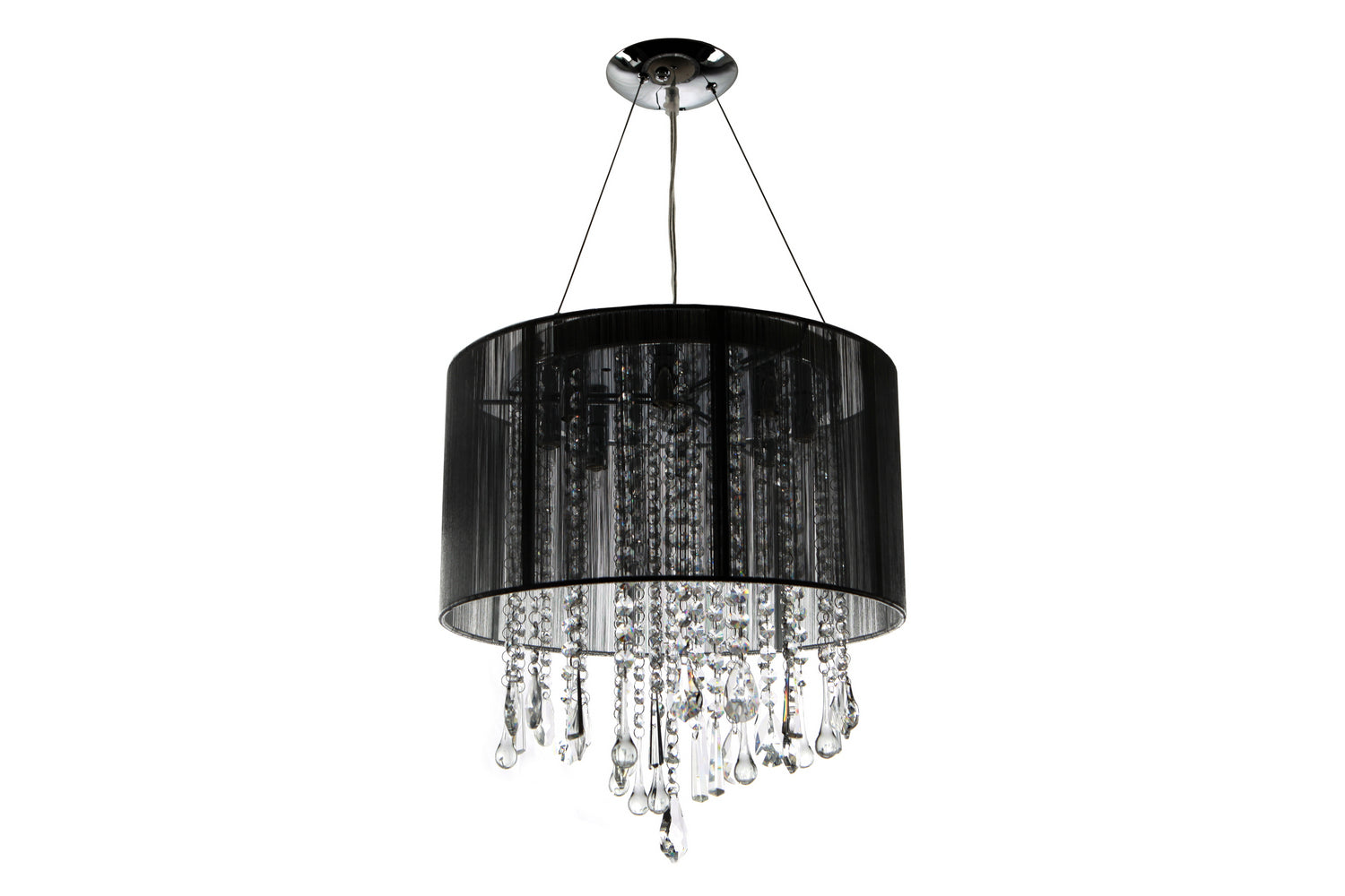 Avenue Lighting - HF1501-BLK - LED Dual Sconce - Beverly Dr. - Black Silk String