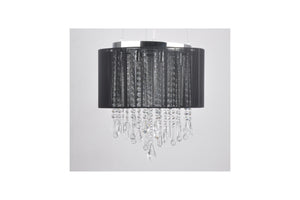Avenue Lighting - HF1501-BLK - LED Dual Sconce - Beverly Dr. - Black Silk String