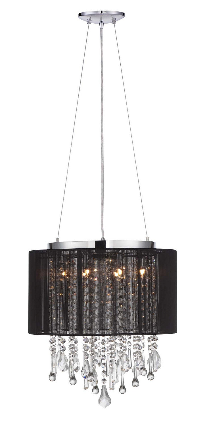 Avenue Lighting - HF1501-BLK - LED Dual Sconce - Beverly Dr. - Black Silk String