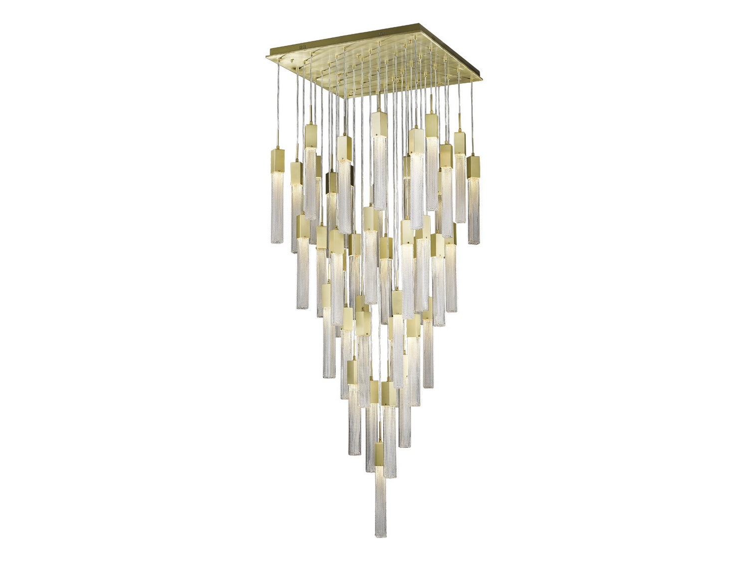 Avenue Lighting - HF1903-41-BOA-BB - 41 Light Pendant - Boa - Brushed Brass