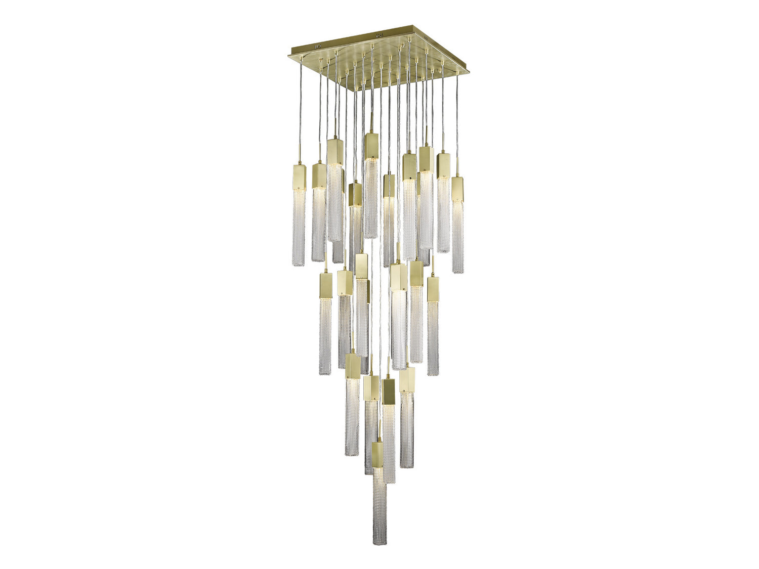 Avenue Lighting - HF1904-25-BOA-BB - 25 Light Pendant - Boa - Brushed Brass