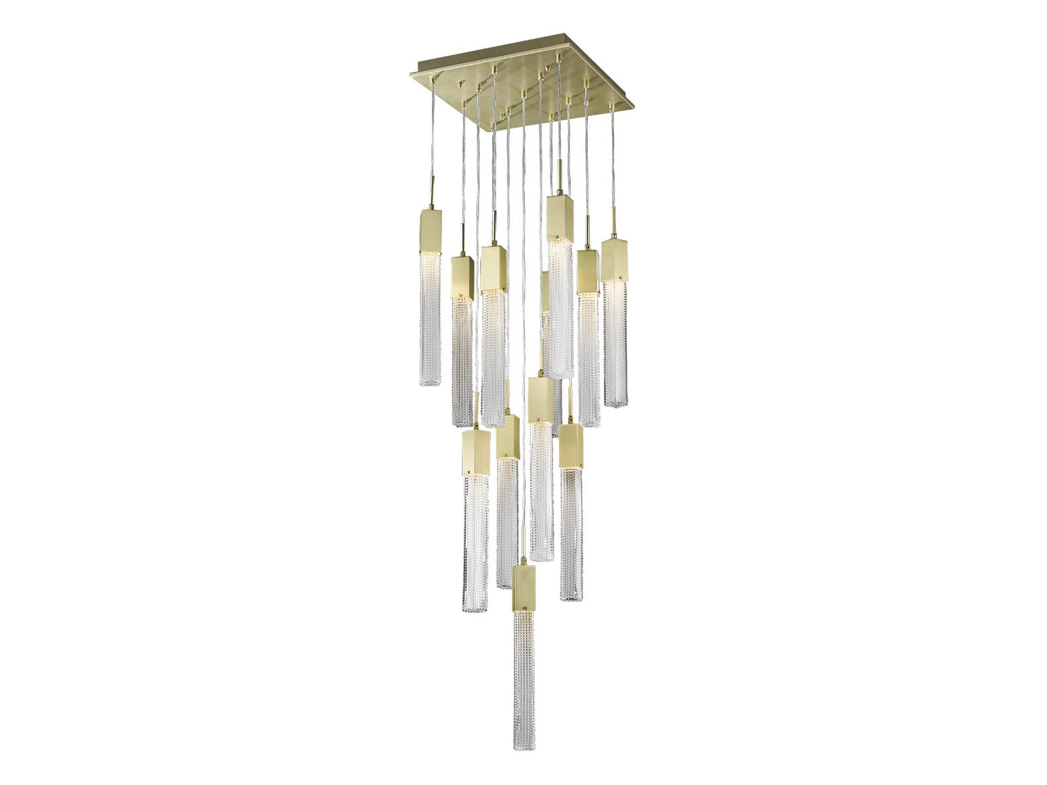 Avenue Lighting - HF1905-13-BOA-BB - 13 Light Pendant - Boa - Brushed Brass